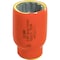 Gray Tools 22mm X 1/2" Drive, 12 Point Standard Length, 1000V Insulated M1222-I - alternate 1